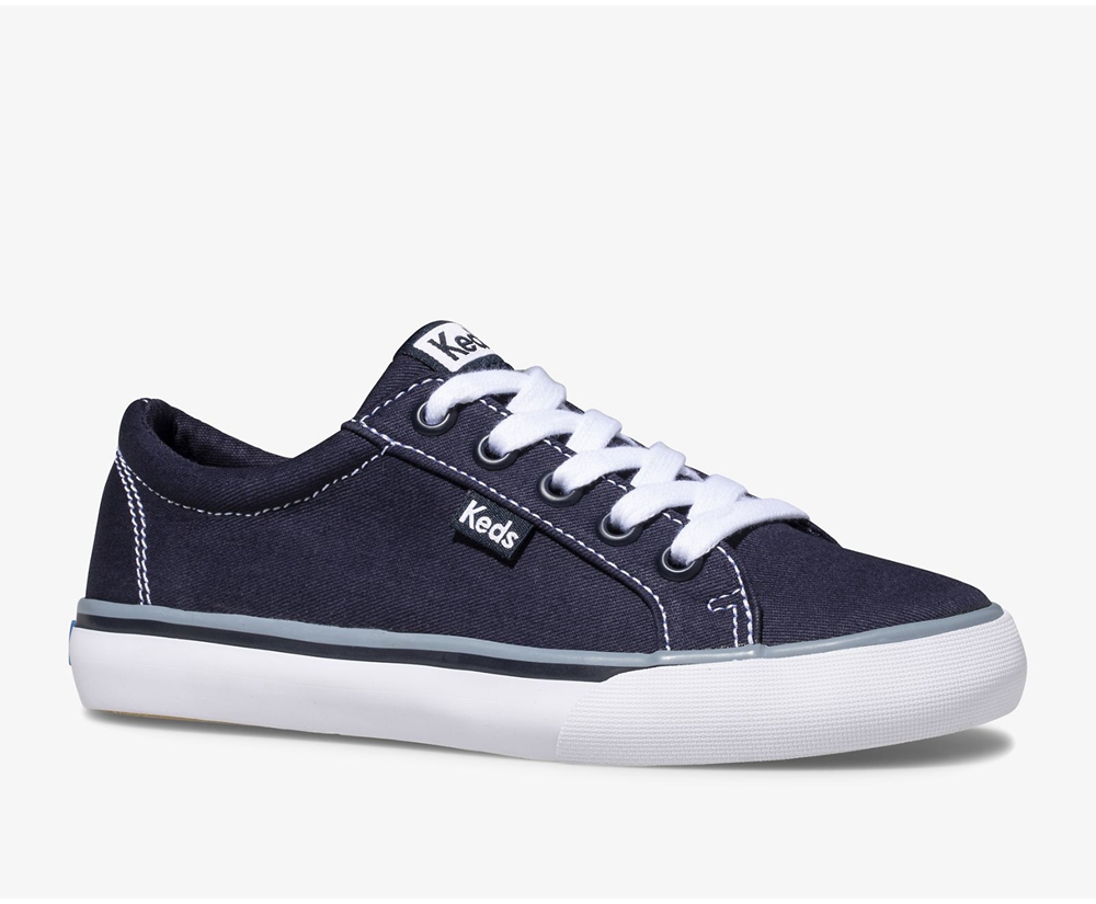 Keds Kids Sneakers Navy - Jump Kick Canvas - 678FQXRVZ